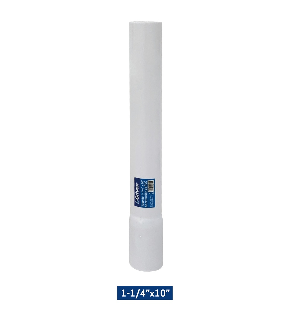Extension PVC 1-1/4 X 10" para Lavamano GRIVEN