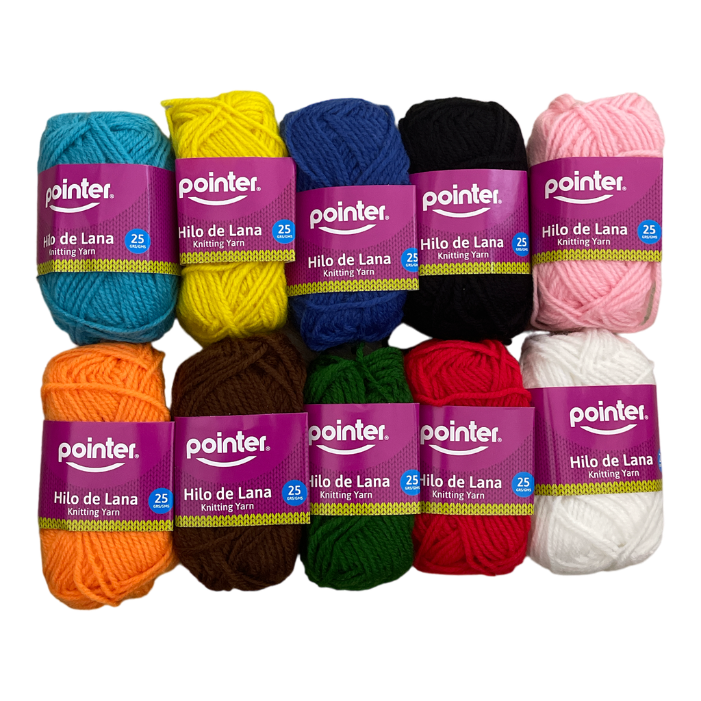 Hilo de Lana 25g Rojo 10pza POINTER