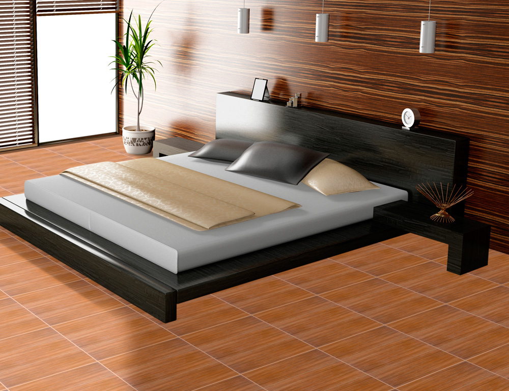 Piso de Ceramica 45 X 45cm Wood Red