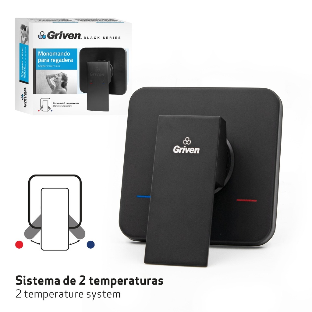 Monomando para Regadera GRIVEN