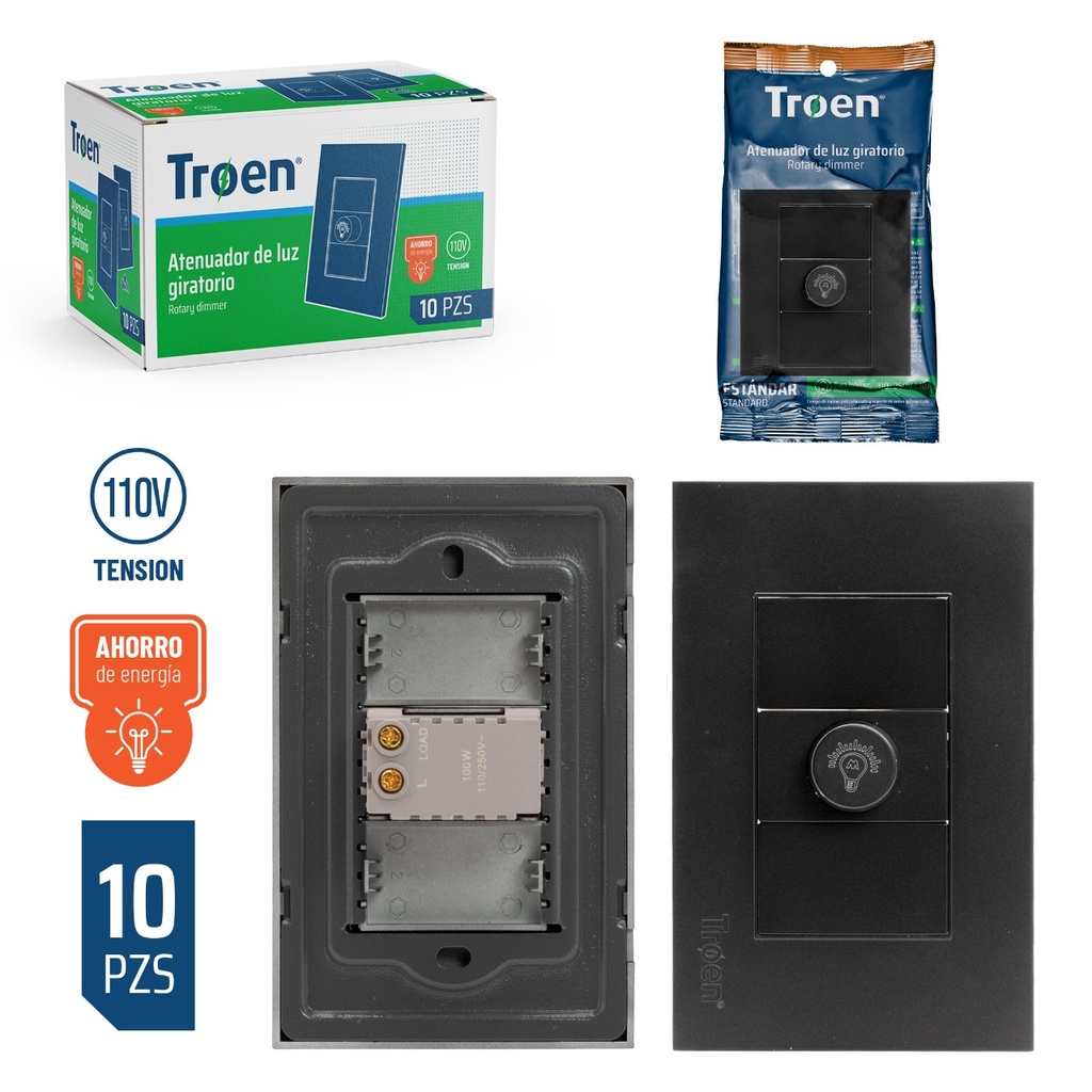 Atenuador de Luz Giratorio TROEN