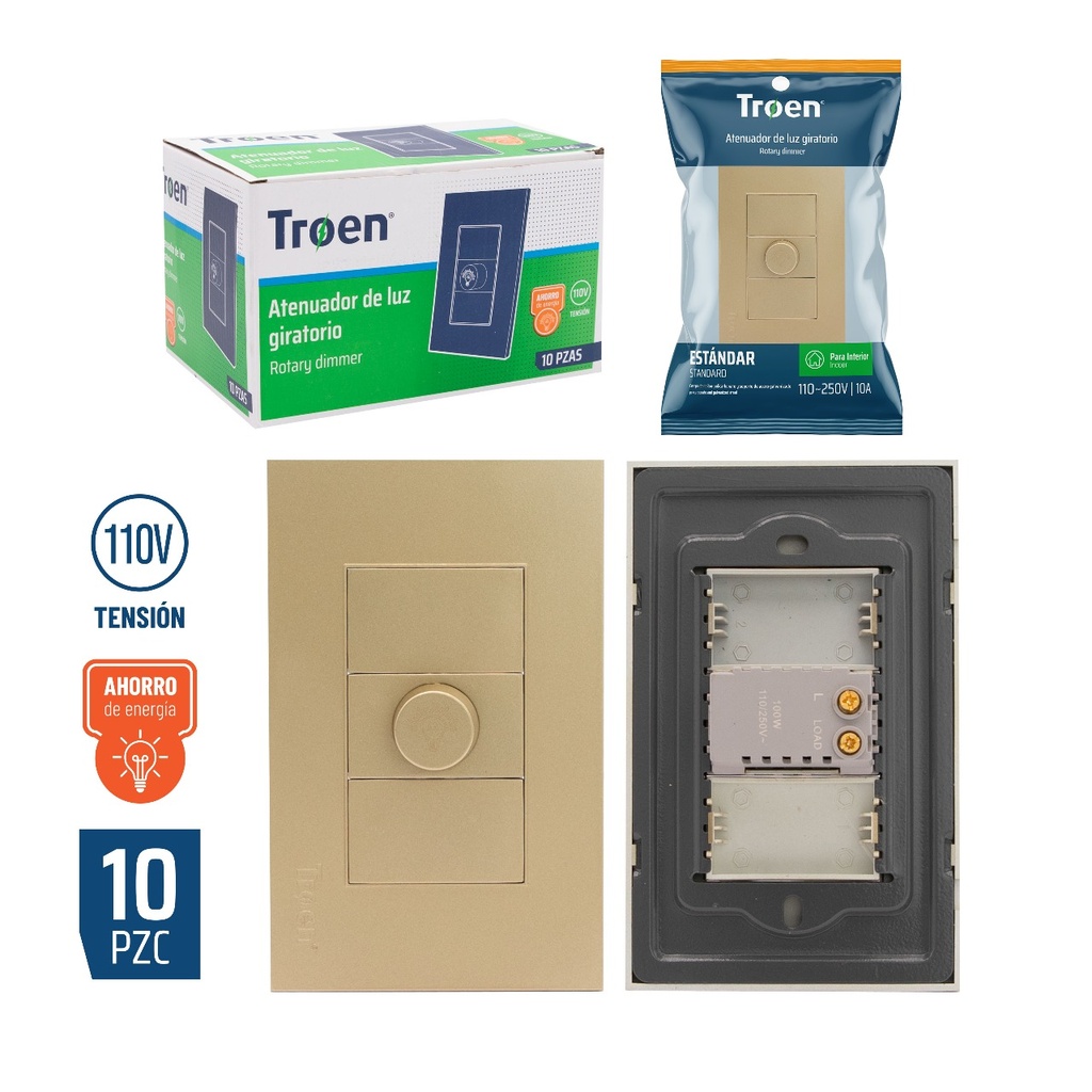 Atenuador de Luz Giratorio