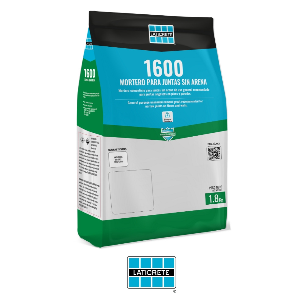 Lechada LATICRETE 1.8Kg Platinum