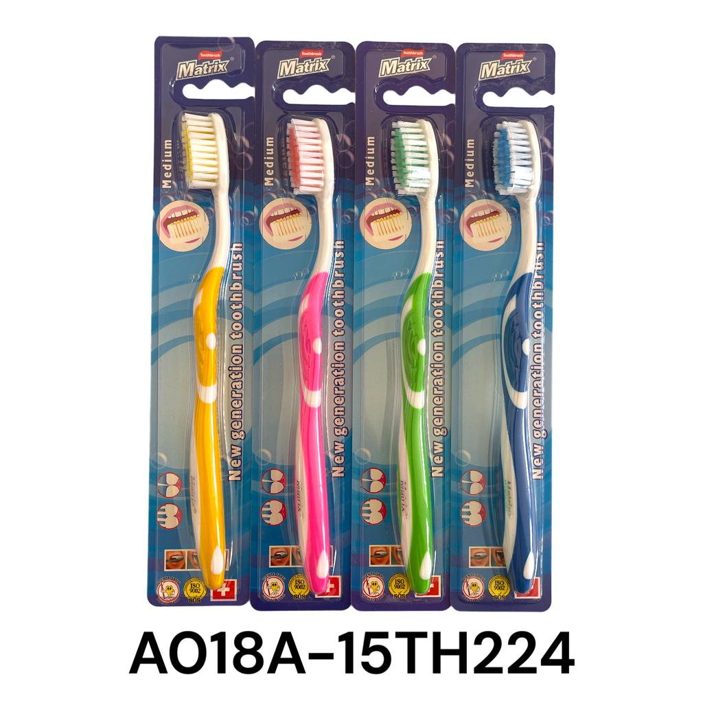 Cepillo Dental Clean Twister 12pza MATRIX