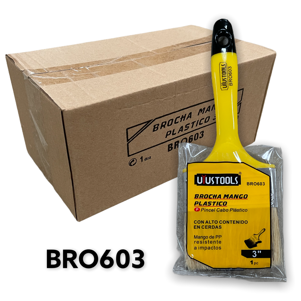 Brocha Plastica 3" UYUSTOOLS