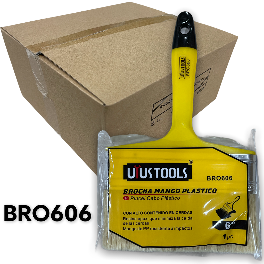 Brocha Plastica 6" UYUSTOOLS