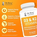 Dr. Berg D3 & K2 Vitamin 60capsulas