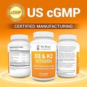 Dr. Berg D3 & K2 Vitamin 60capsulas