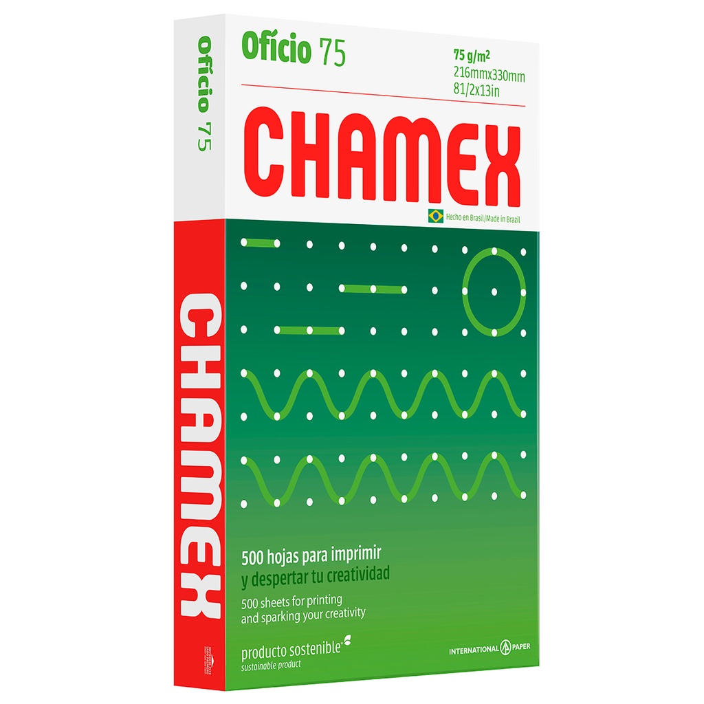 Papel Bond Legal 500hojas CHAMEX (10pack)