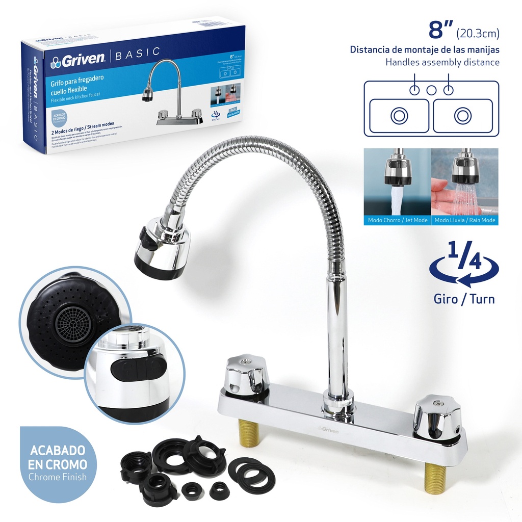 Grifo Flexible para Fregadero GRIVEN