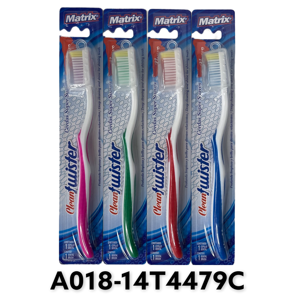 Cepillo Dental con Protector 12pza MATRIX