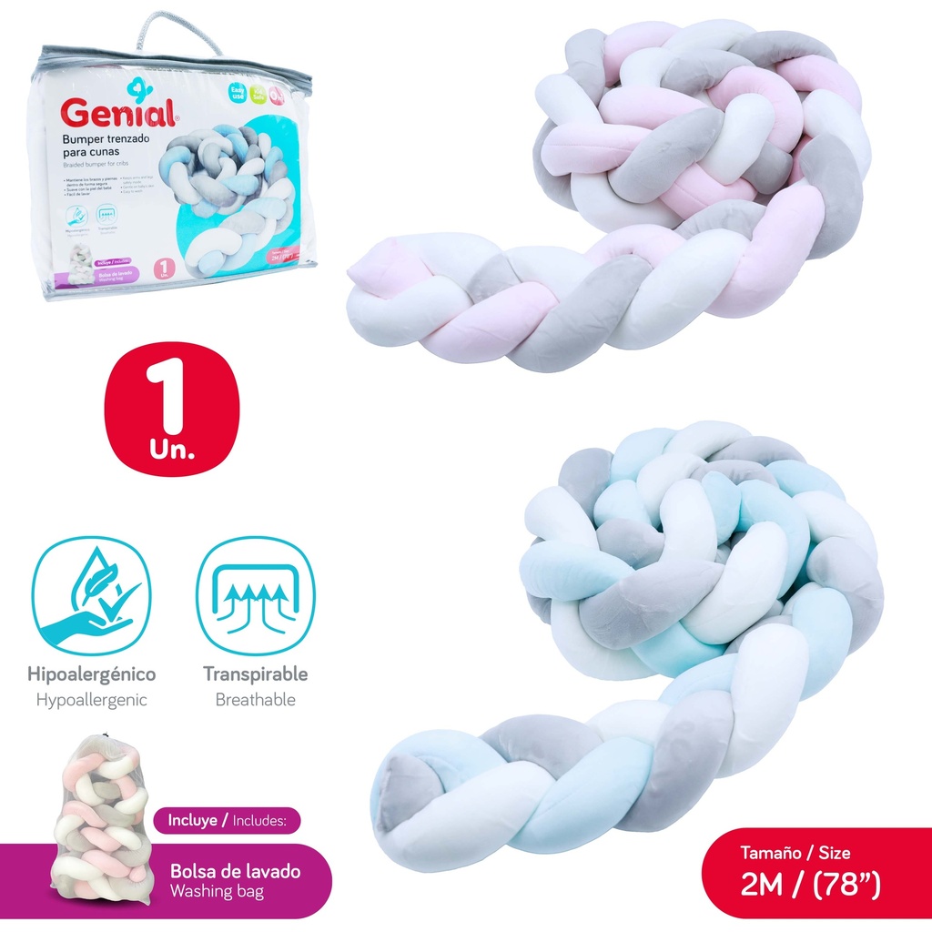 Bumper Trenzado para Cunas GENIAL