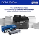 Brother DCP-L2640DW Wireless Compact Monochrome Multi-Function Laser Printer with Copy and Scan, Duplex, Mobile, Black & White