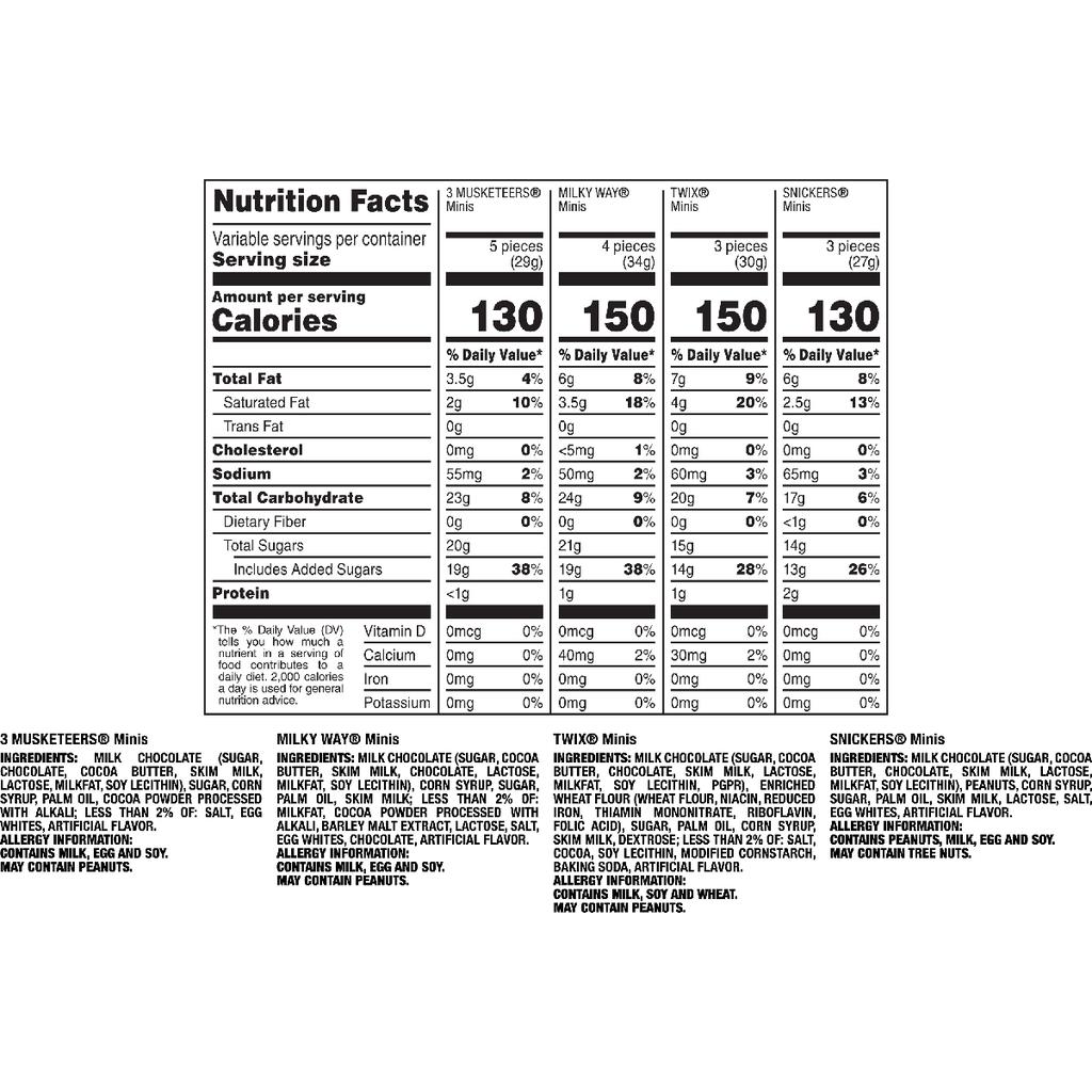 Chocolates minis Variado Jumbo Pack 868g