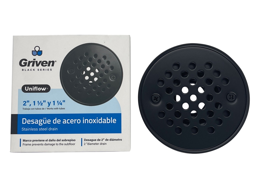 Desague de Piso de Acero Inoxidable GRIVEN Black Series