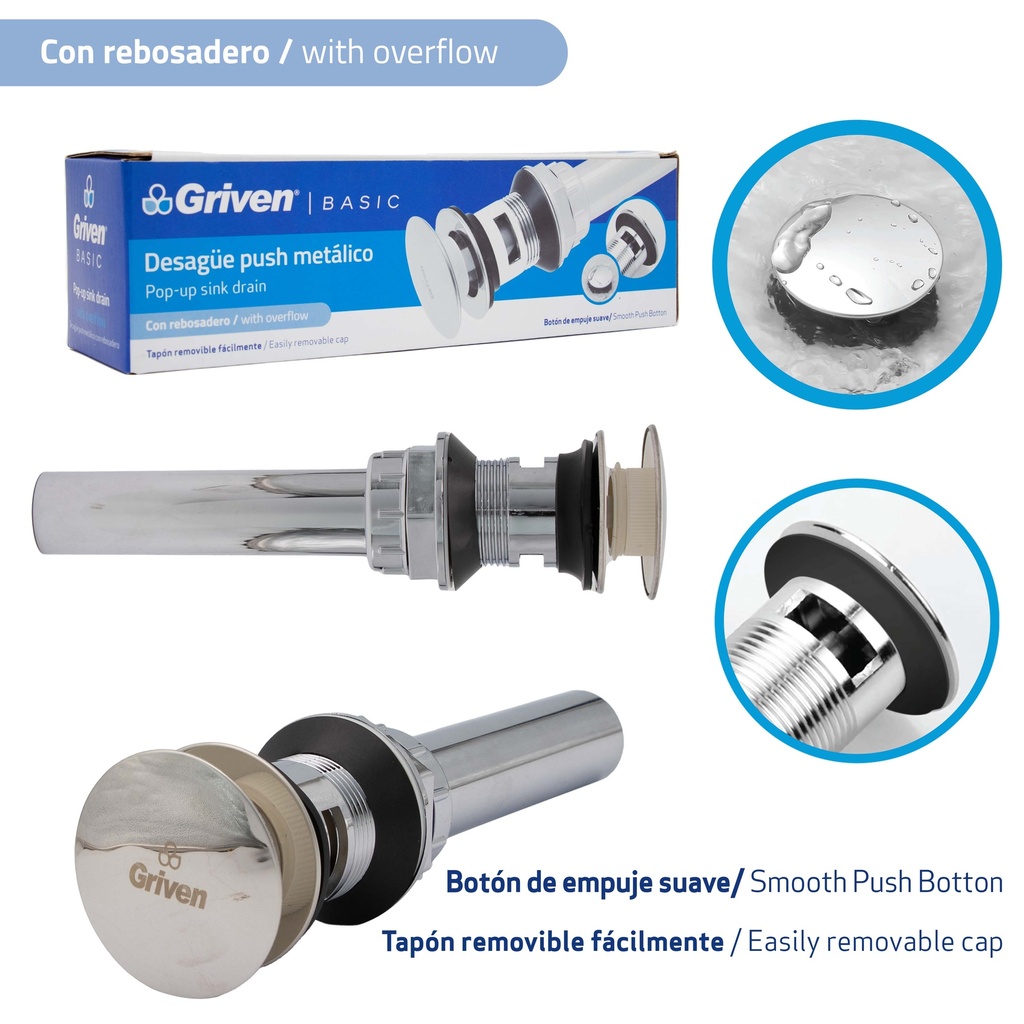 P.O Plug 1-1/2" GRIVEN Basic