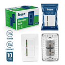 Interruptor Decorativo Doble TROEN