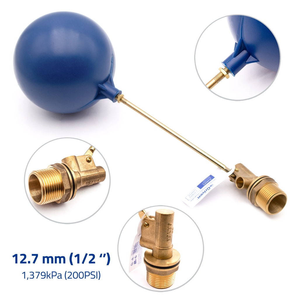 Valvula Flotante 1/2" GRIVEN