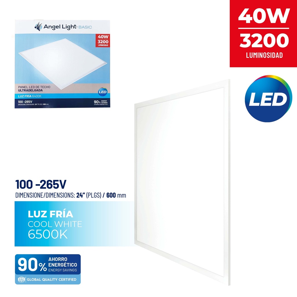 Lampara Led 2 X 2" 40W ANGEL LIGHT Basic
