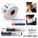 Tiras de Cuello para Barberia 5rollos EVOK