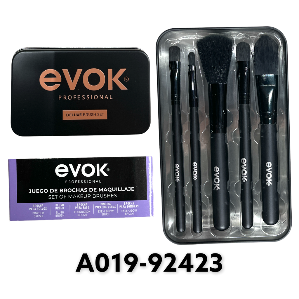 Juego de Brochas de Maquillaje EVOK