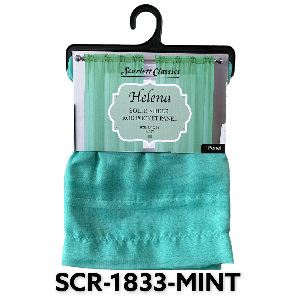 Cortina para Sala 55 X 90" Mint SCARLETT CLASSICS