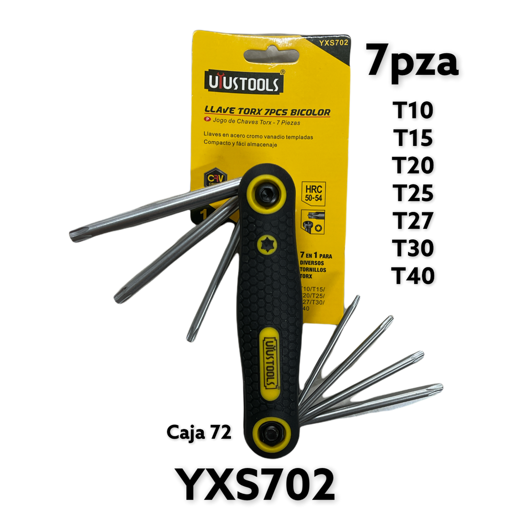 Llave L Torx 7pza UYUSTOOLS