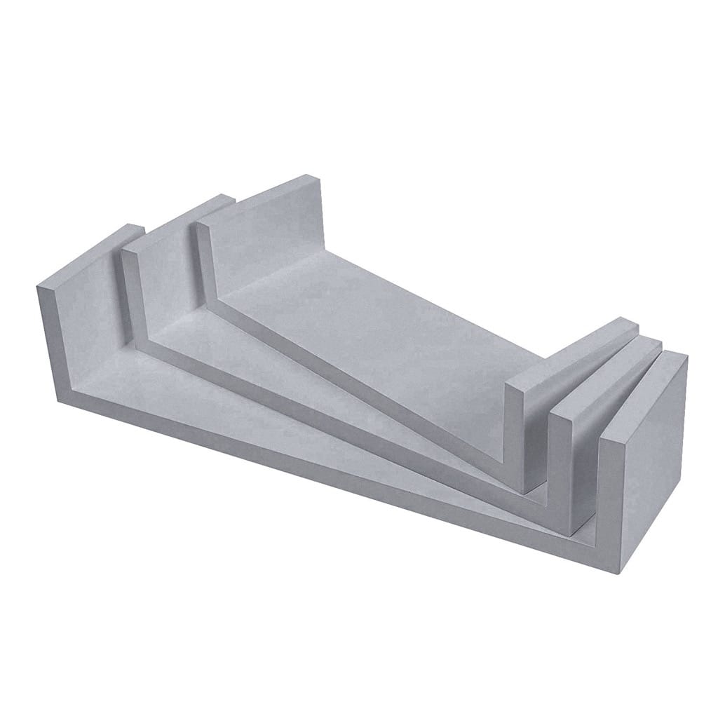 Estante Flotante U 3pza Gris KENNEDY