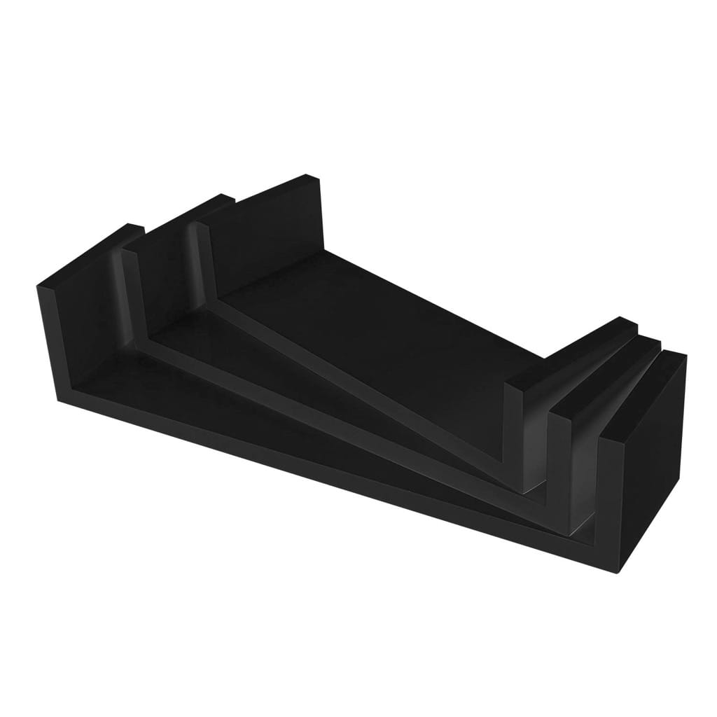 Estante Flotante U 3pza Negro KENNEDY