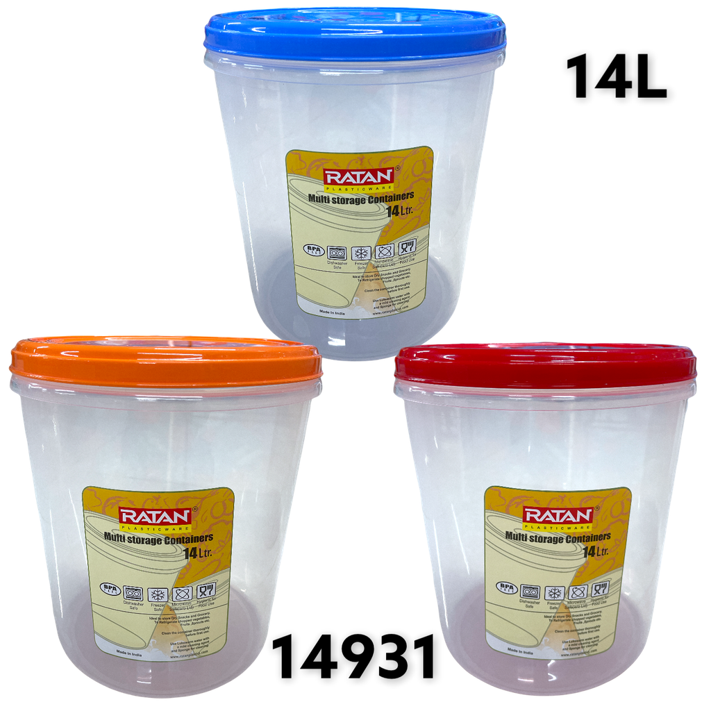 Contenedor Plastico 14L RATAN