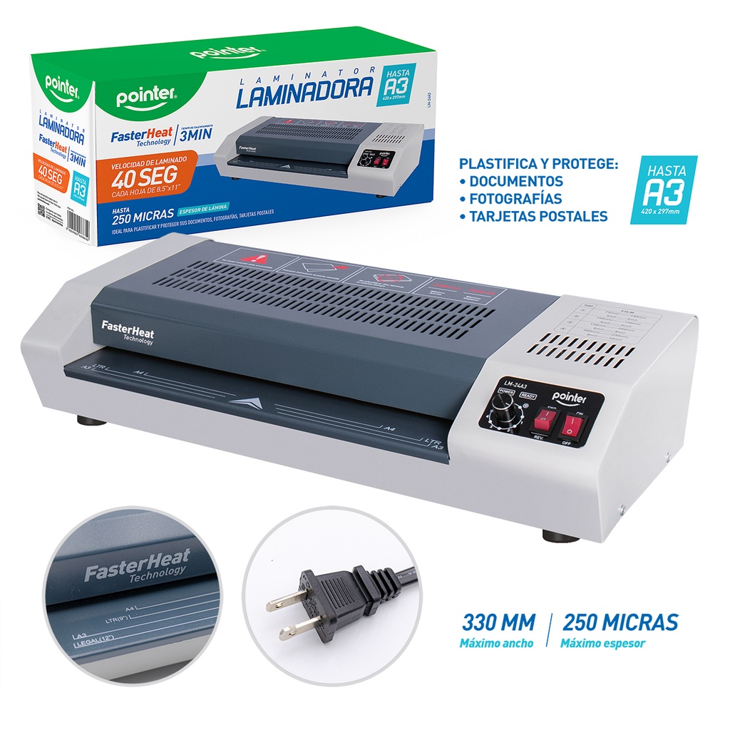 Laminadora 330mm POINTER