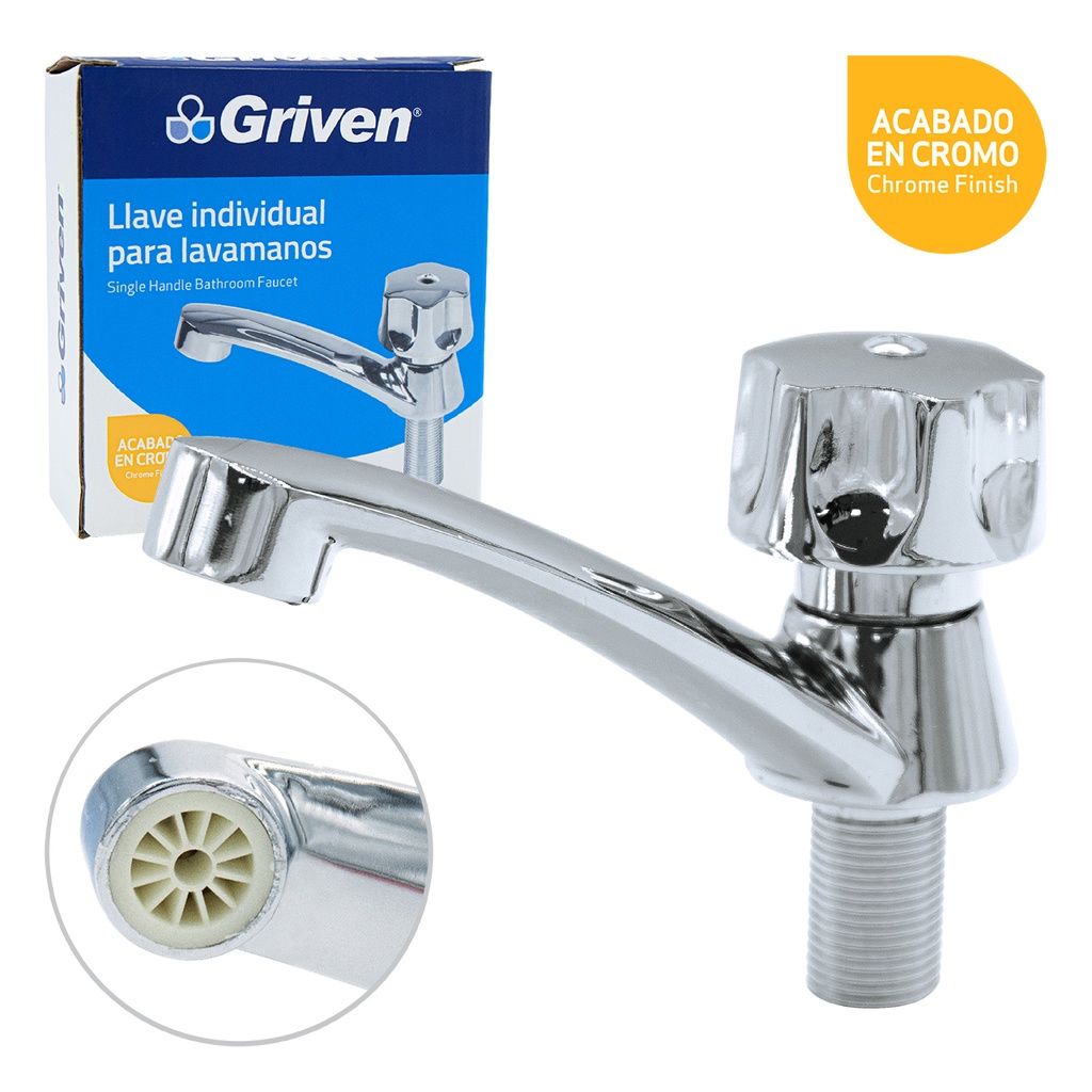 Llave Individual para Lavamanos GRIVEN
