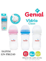 Biberon de Vidrio 8oz GENIAL