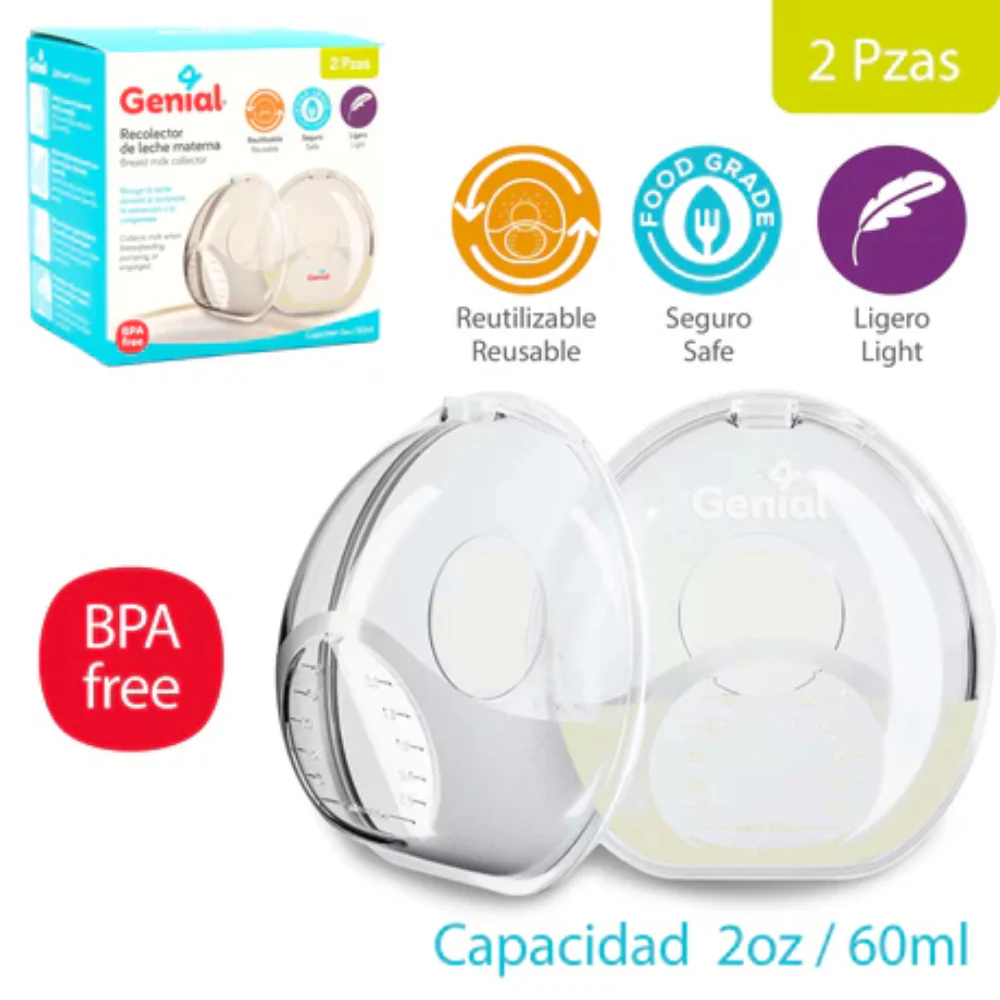 Recolector de Leche Materna 60ml 2pza GENIAL