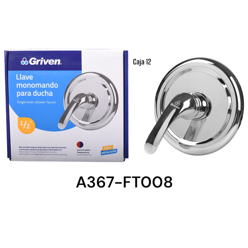 Llave Monomando para Ducha GRIVEN