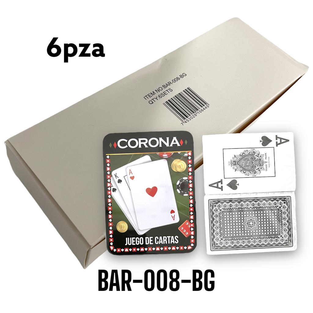 Barajas Plasticas 2pza CORONA (letras grandes)