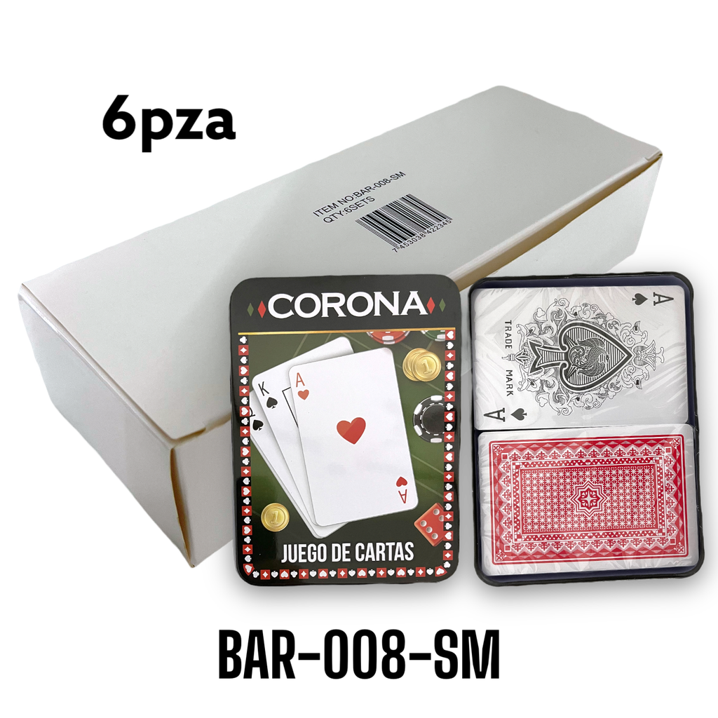 Barajas Plasticas 2pza CORONA (letras chicas)