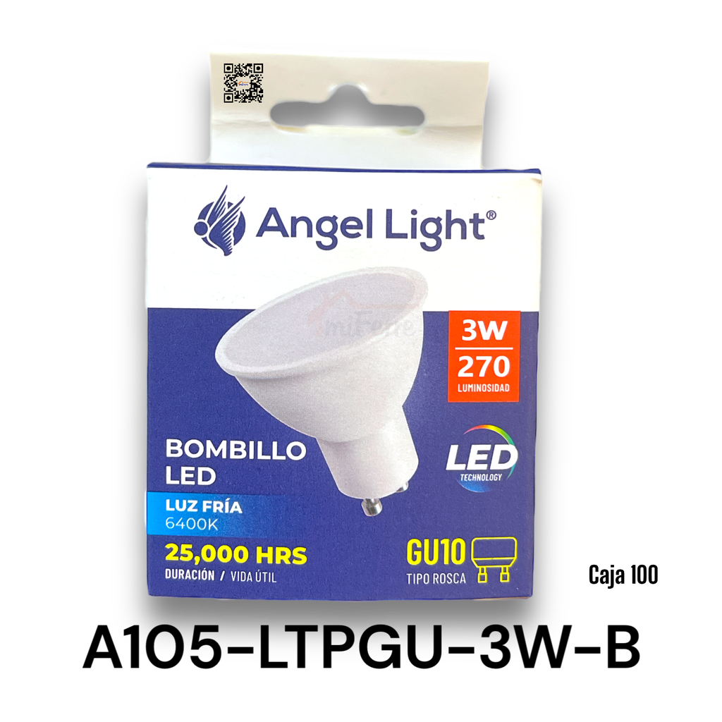 Bombillo Led GU10 3W ANGEL LIGHT