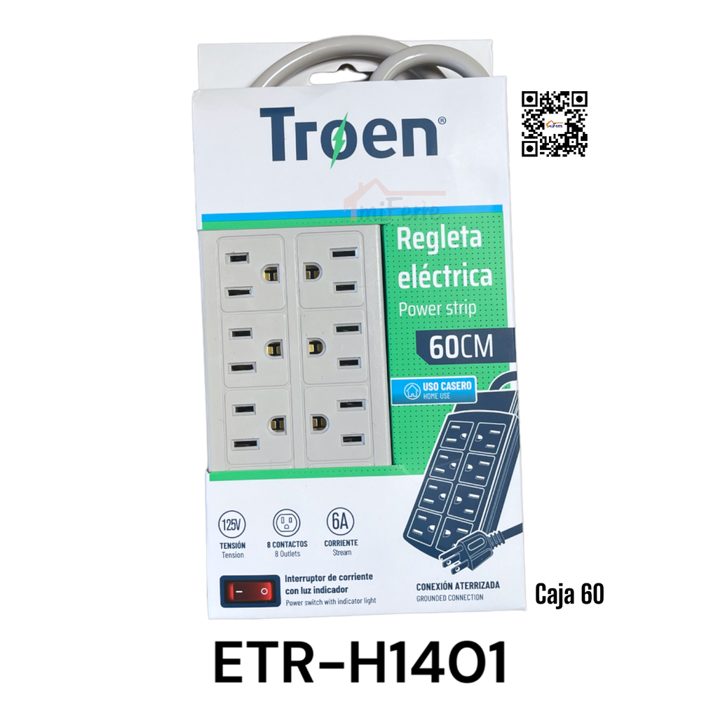 Regleta Electrica 60cm TROEN