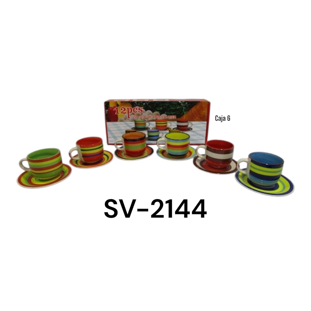 Set de Tazas y Platos SAV