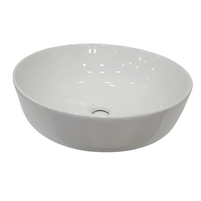 Lavamano de Mesa 42 X 42 X 14cm Redondo Blanco