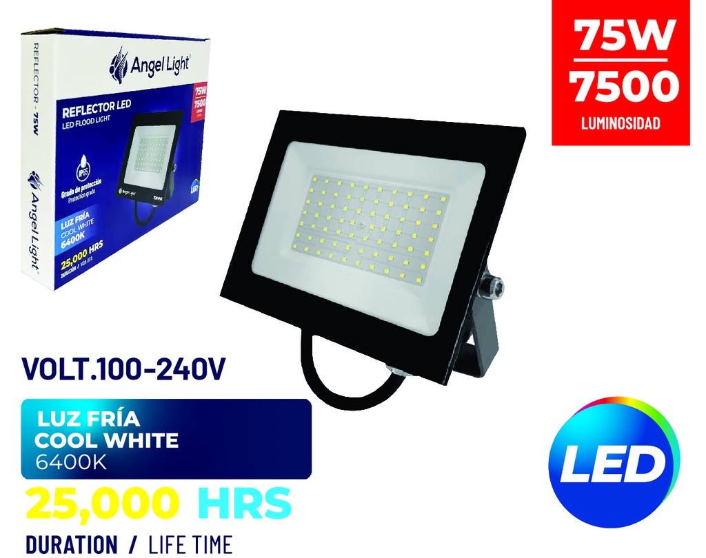 Reflector Led 75W 6400K ANGEL LIGHT