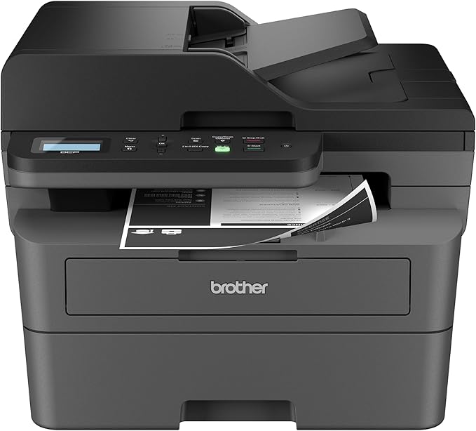 Brother DCP-L2640DW Wireless Compact Monochrome Multi-Function Laser Printer with Copy and Scan, Duplex, Mobile, Black & White