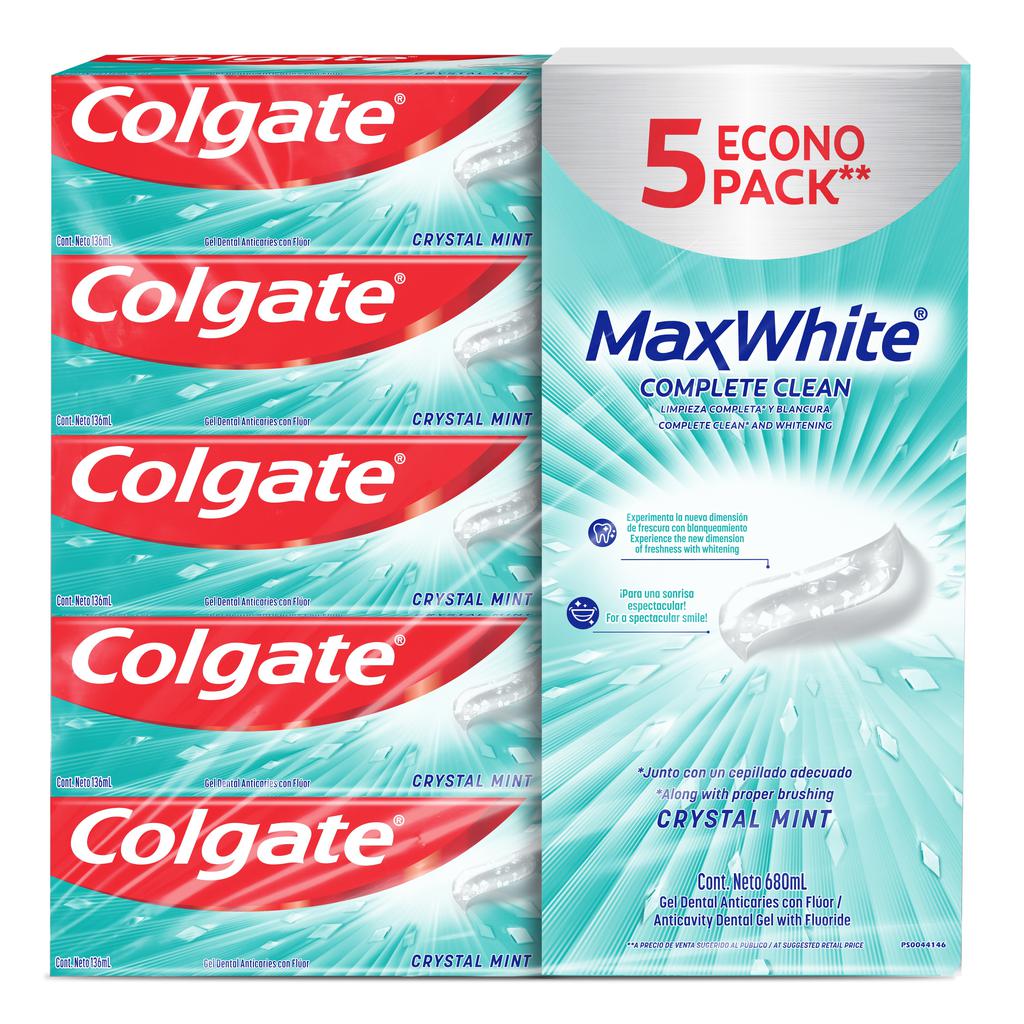 Colgate MaxWhite 680ml 5Pack