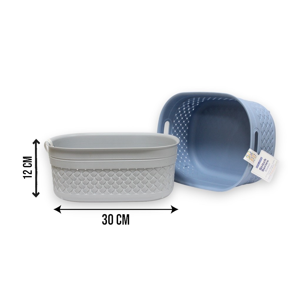 Canasta Plastica 30 X 23 X 12cm KOLORR
