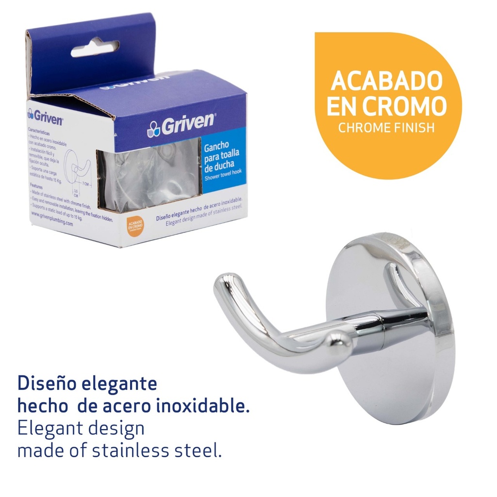 Gancho para Toalla de Ducha