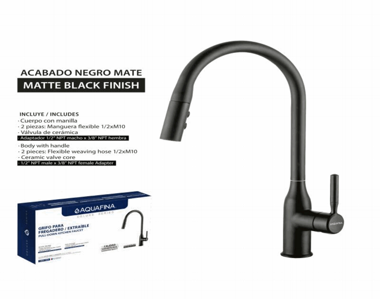 Grifo para Fregadero Cabezal Extraible AQUAFINA