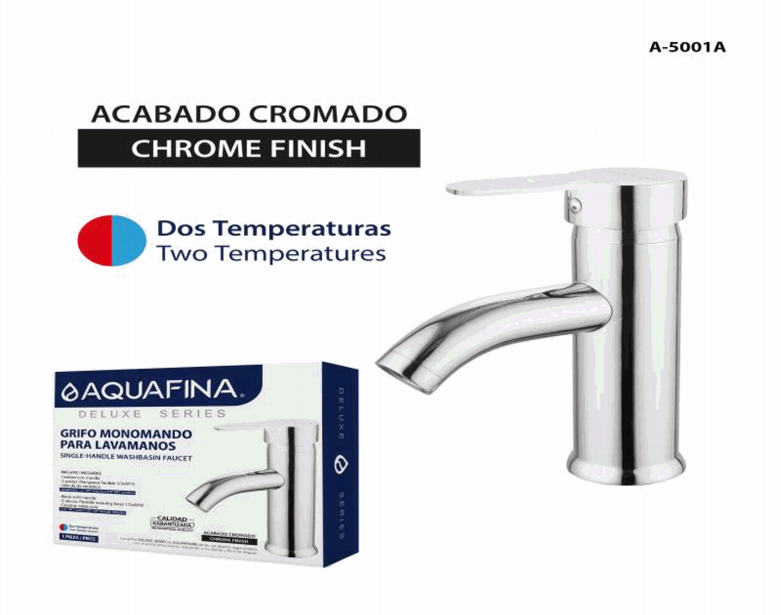 Grifo Monomando para Lavamanos AQUAFINA