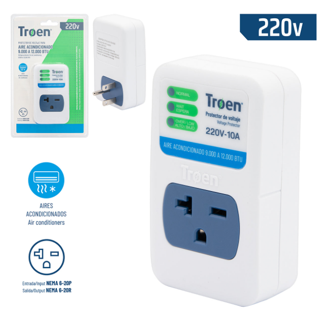 Protector de Voltaje 220V TROEN