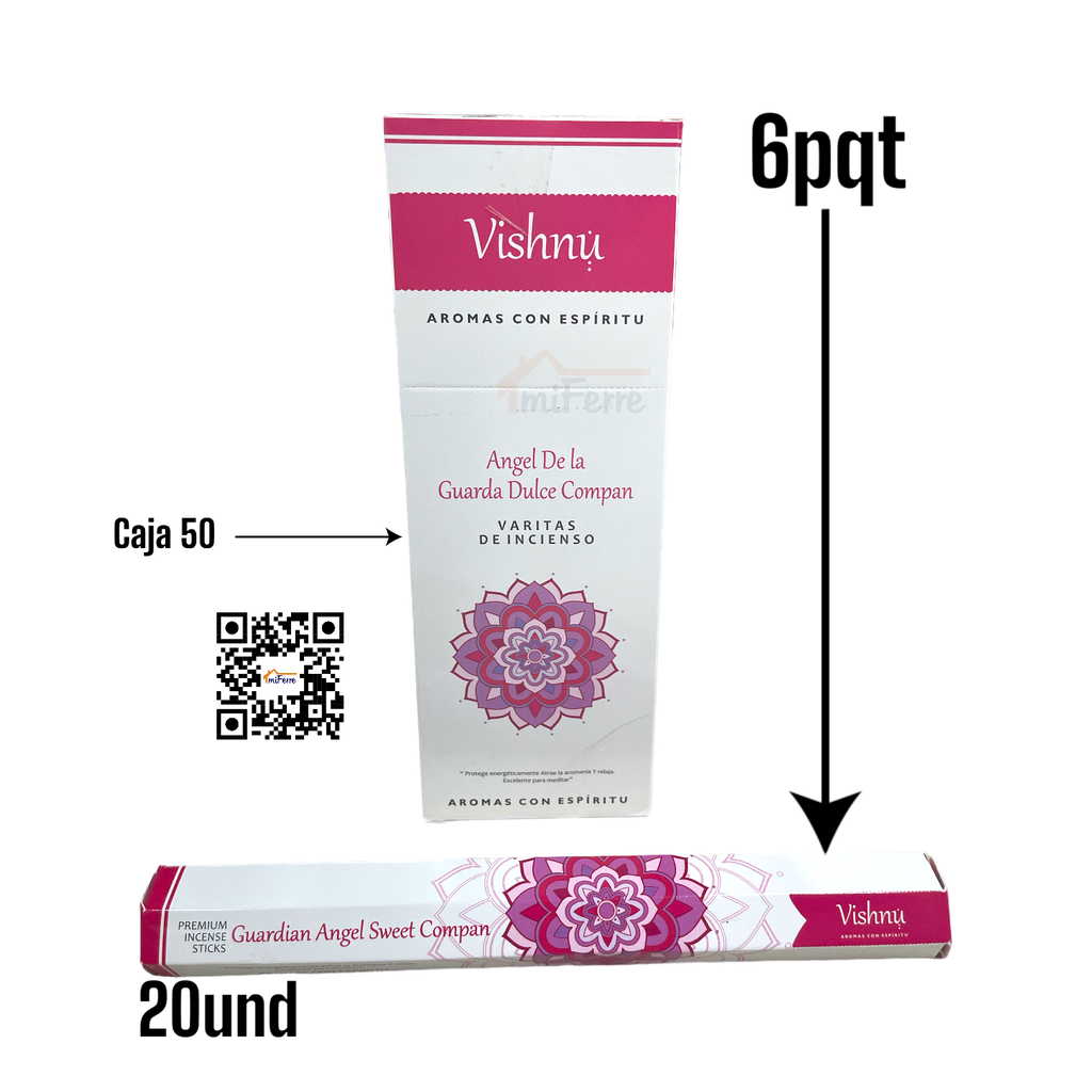 Incienso Angel de la Guarda Dulce Compan VISHNU SAV